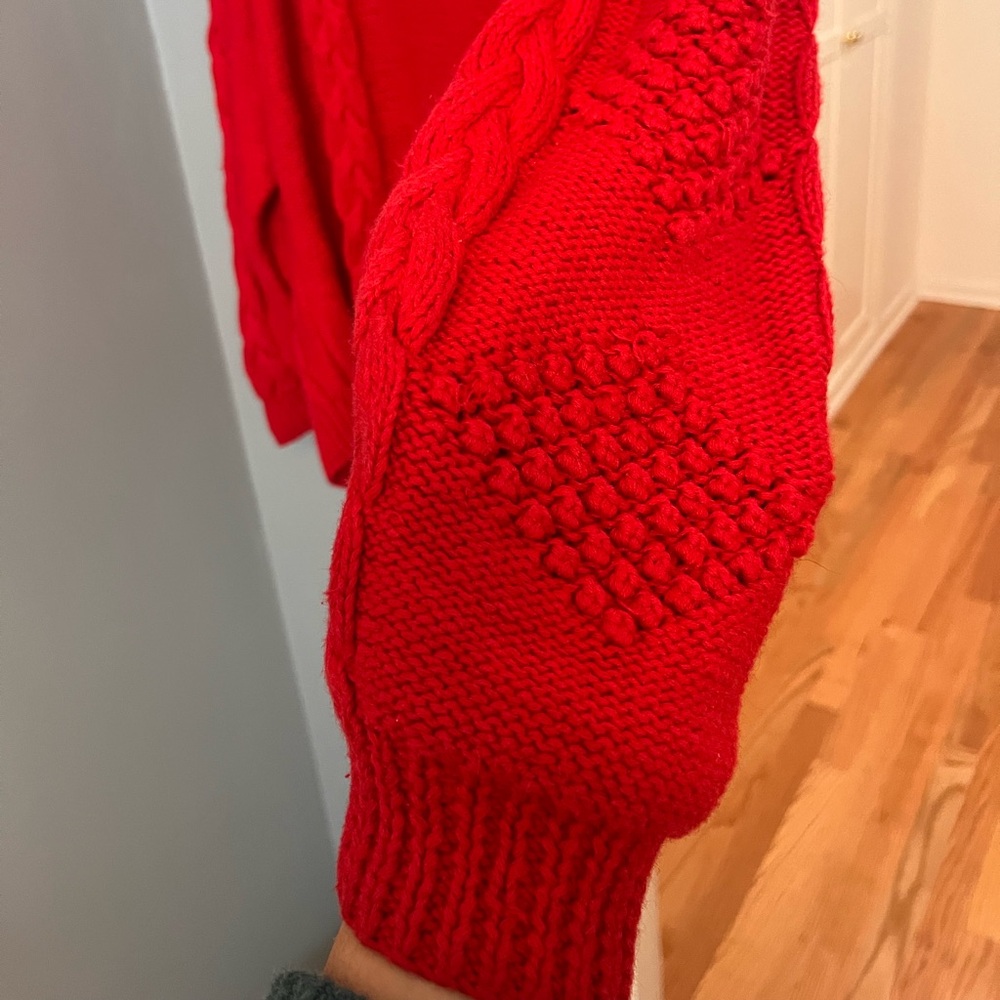 Chunky vintage fisherman cardigan